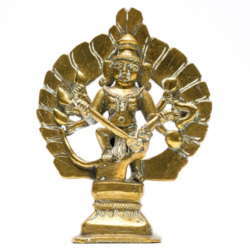 Chinese figurine brass gilt - brass,