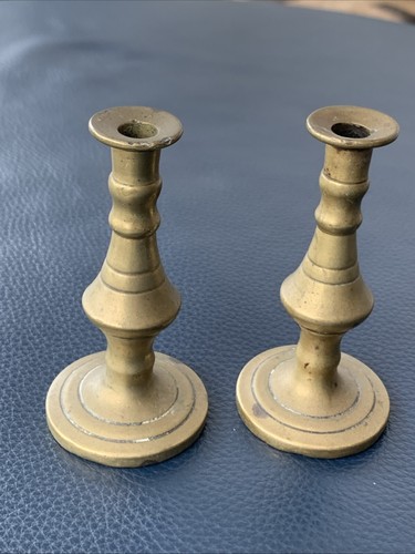 Pair antique miniature solid - pair,