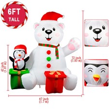 6 Ft Christmas Inflatables