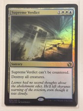Supreme Verdict FOIL MTG