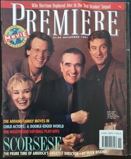 Premiere magazine november 1991 Martin Scorsese Robert de Niro Nick Nolte 
