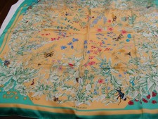 Hermès Scarf LA PRAIRIE ANTOINE DE JACQUELOT NEW unworn box ladybird butterflies