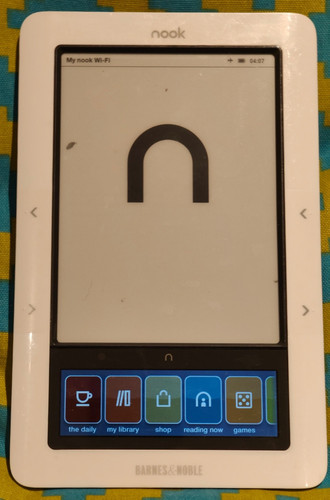 Barnes noble nook - noble, 1st