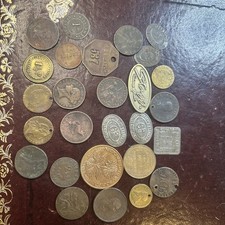 Old Coins and Tokens Job Lot
