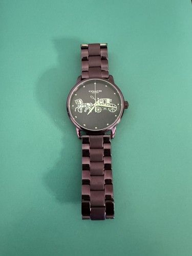 Coach watch plum - plum, dial