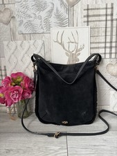 UGG SHOULDER BAG Black SUEDE