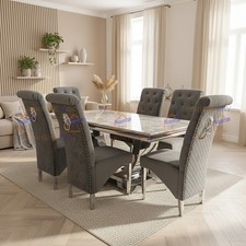 Stand light grey marble - u,