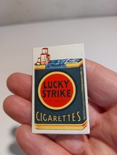 Lucky Strike Vintage Magnet - Cigarette Tobacco Advertising Merchandise