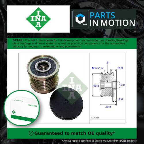 Overrunning alternator pulley - overrunning,