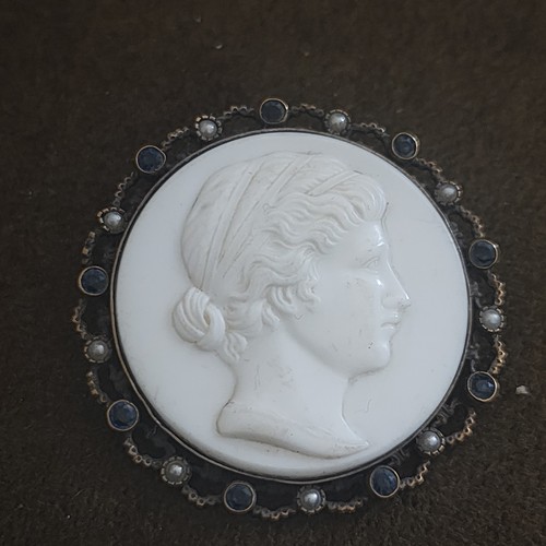 Vintage classical lady profile - vintage,