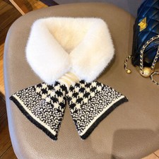 New Winter Women Faux Fur Fluffy Scarf Ladies Scarf Neck Soft Warm Neck Wrap UK