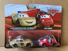 DISNEY CARS DIECAST - Lightning McQueen As Deputy Hazzard & Bella Cadavre