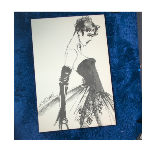 Anne troupee signed framed - anne,