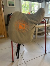 Black Childeric Dressage Saddle 17.5 Inch DAC Used Condition