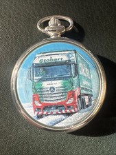 Eddie Stobart Hunter Pocket Watch.. Mercedes Benz.. Bethany Ann.. Hand Wind..VGC