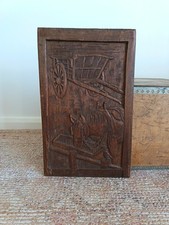 Vintage carved wooden - carved, &