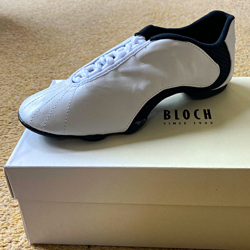 Bloch white amalgam leather - amalgam,