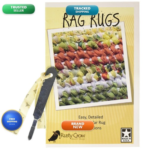 Rusty crow rag rug book - crow, #1