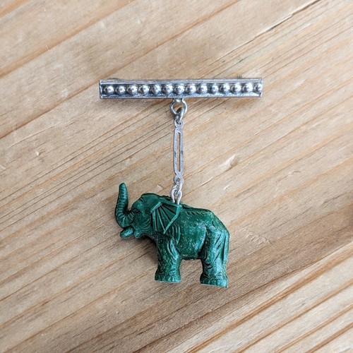 Vintage dangling elephant - vintage,