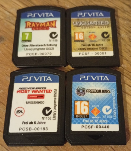 Sony vita game cards - 4,