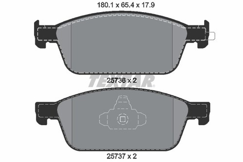 Fits textar 2573601 brake pad - brake,