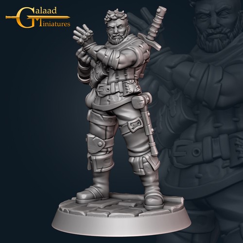 Human rogue fighter - human,