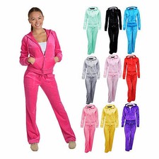 NEW  LADIES VELOUR TRACKSUITS