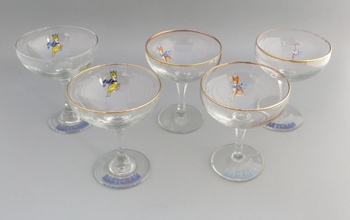 Single babycham glass 50 s - single, 50's
