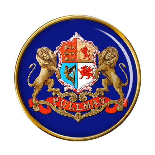 Pullman train crest pin badge - pullman,