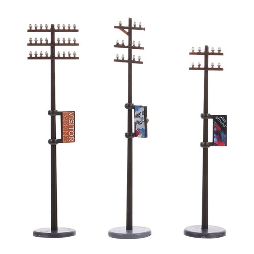 Mini plastic pole models - mini,