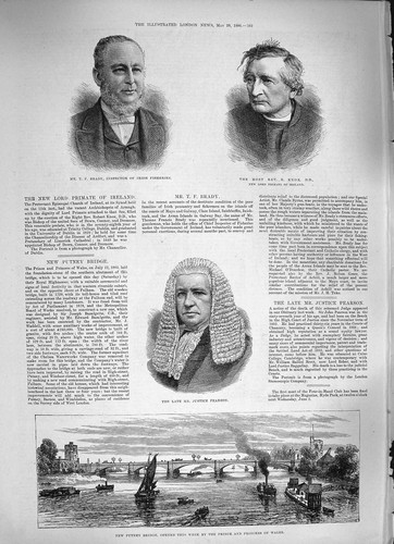 Old antique print 1886 putney - antique,
