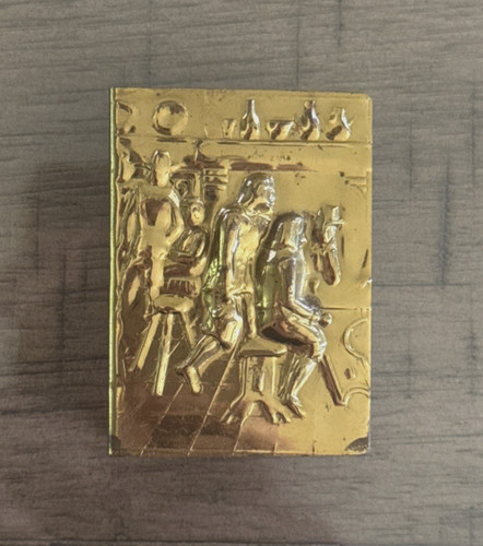 Brass match safe - match, vintage