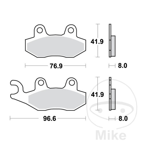 Trw sintered brake pads - brake,