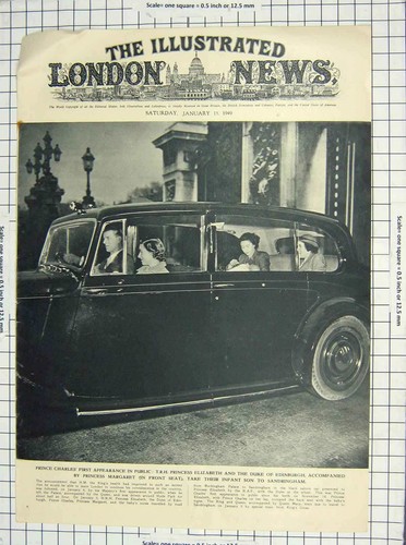 Original old vintage print - original,