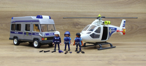 Playmobil police van and - van,