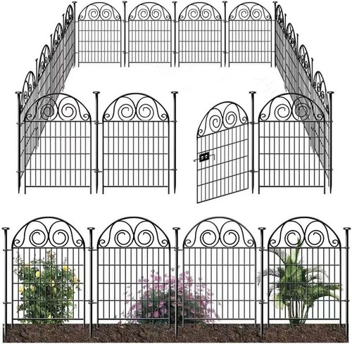 24ft garden fence - x,