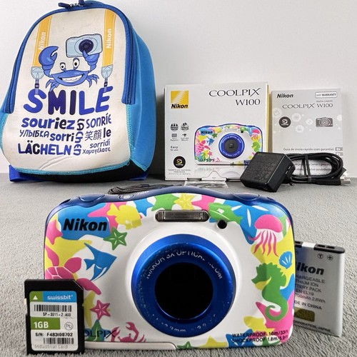Nikon coolpix w100 marine kids - marine,