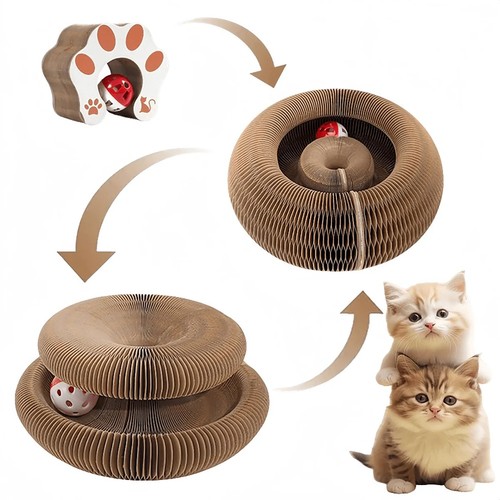 Foldable cat scratcher - foldable,