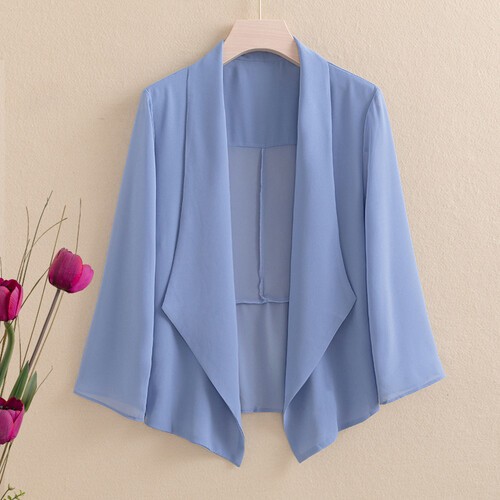 Women chiffon cardigan - women,