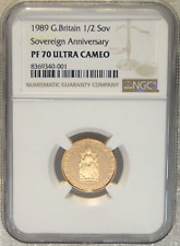 1989 Great Britain Gold 1/2