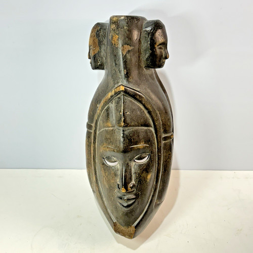African mask hand carved - mask, hand-carved