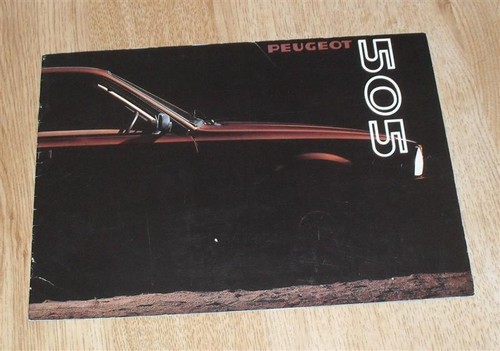 Peugeot 505 brochure - peugeot,
