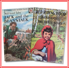 Ladybird Book Red Riding hood + Jack And The Beanstalk  Series 606D UK SELLER
