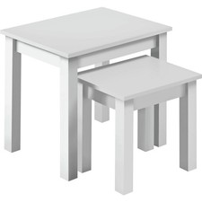 Nest of 2 Tables - White- (Small Table Only)