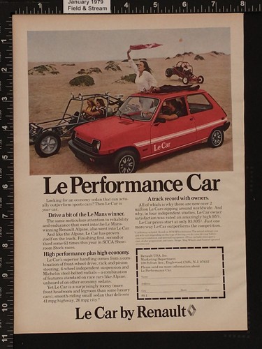 Vintage 1979 renault - renault, lecar