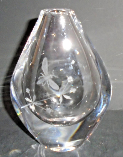 Orrefors mcm crystal ovoid bud - orrefors,