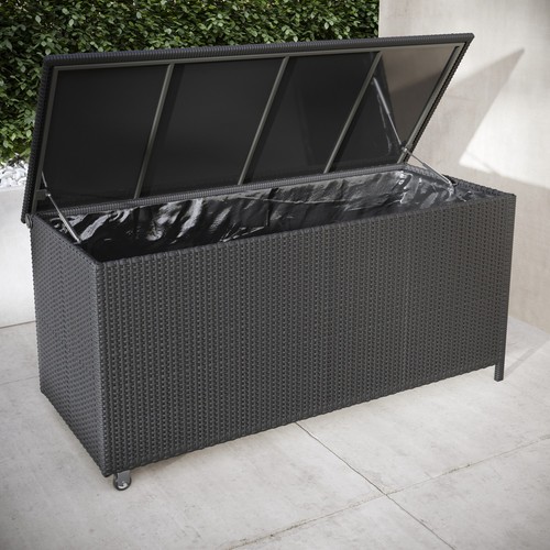 Medium charcoal rattan garden - rattan,