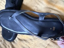 Zara Black Platform Strappy