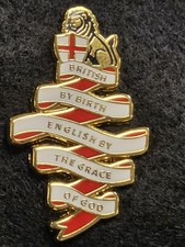 ENGLAND ST GEORGE'S DAY ENAMEL