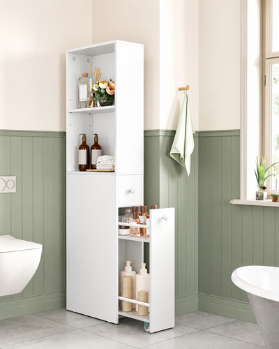 Vasagle tall bathroom storage - vasagle,